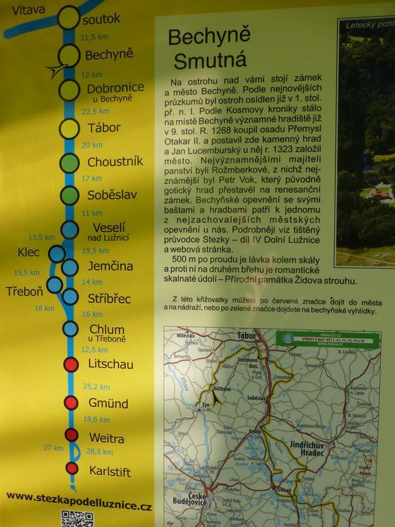 Pštrossova Vila - u klášterní zahrady Bechyně Exteriér fotografie